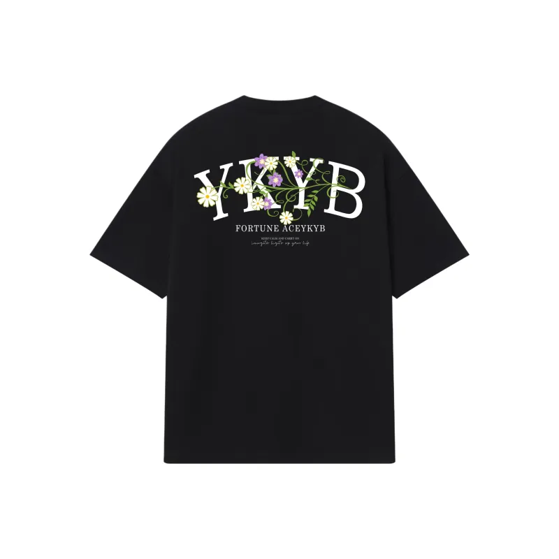 YK&YB T Shirts Unisex Black-0