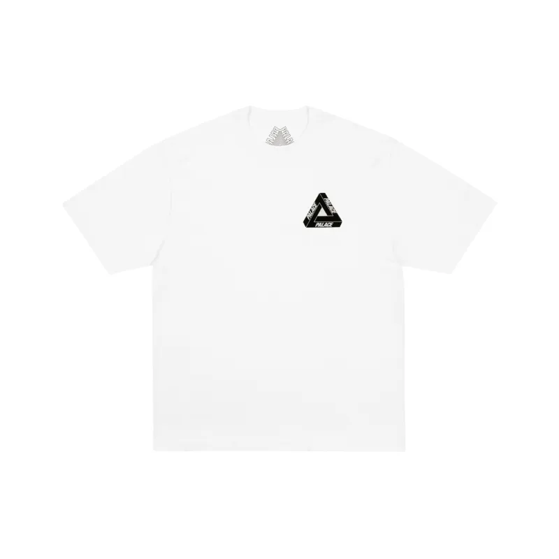 PALACE T Shirts Unisex Olive Green/White-1