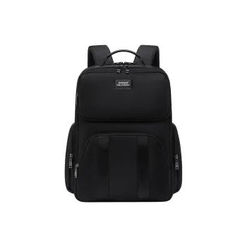SWISS MILITARY Nylon Backpack Unisex Black