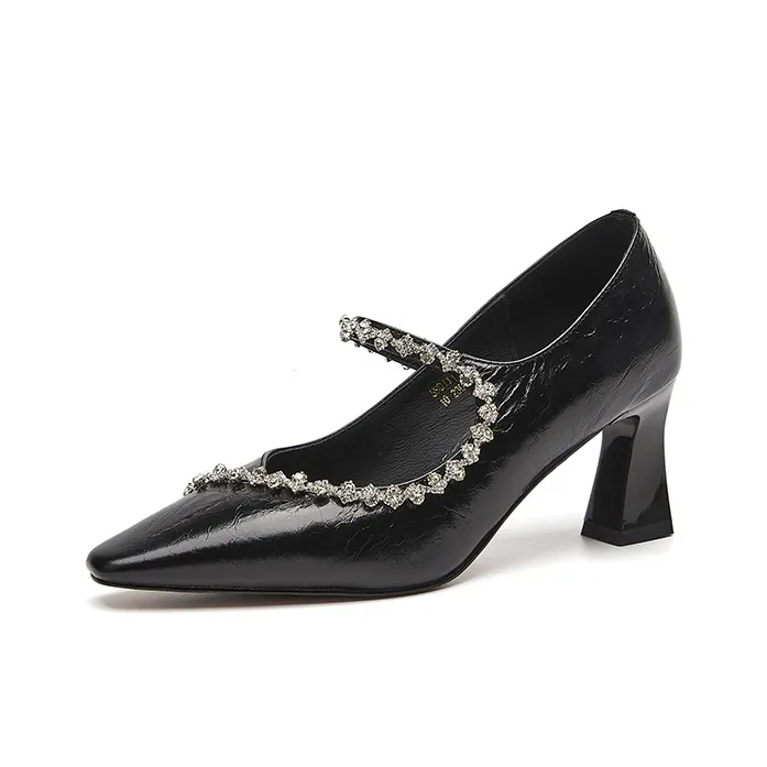ST&SAT Chunky Heel High Heels Women's-1