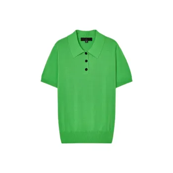 ZARA Polo Shirts Women's Green