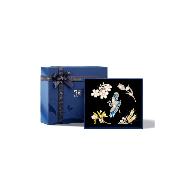 Huaying Zircon Brooches Women's-0