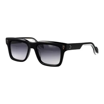 T Henri Acetate Square Sunglasses Women's Black