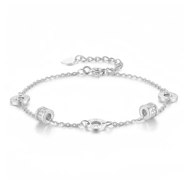 Good Quality S925 Silver Bracelets Women's-3