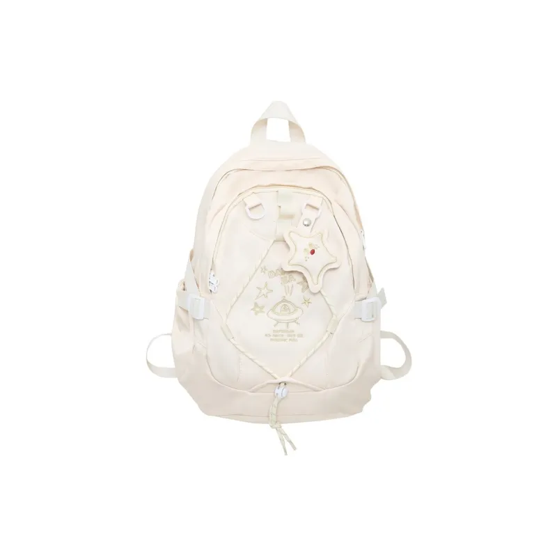 O'ROTA Nylon Backpack Unisex Multicolor-4