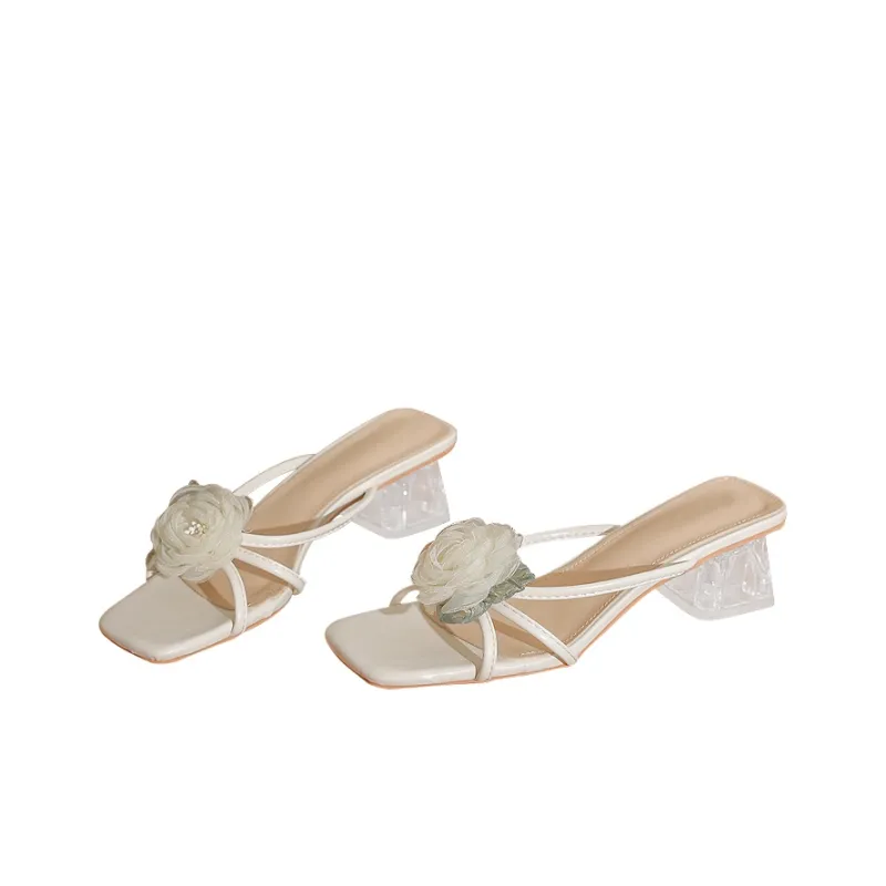 TADSW Chunky Heel High Heels 4.5cm Women's-1