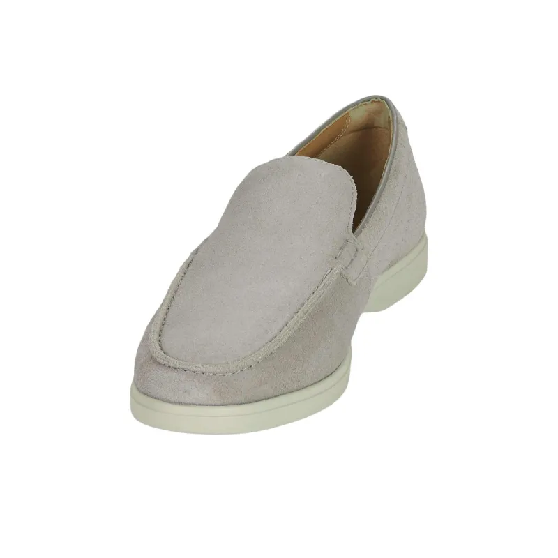 Clarks Boat Shoes Men Gray-3