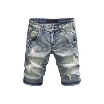 BABUGGE Denim Shorts Unisex Light Blue