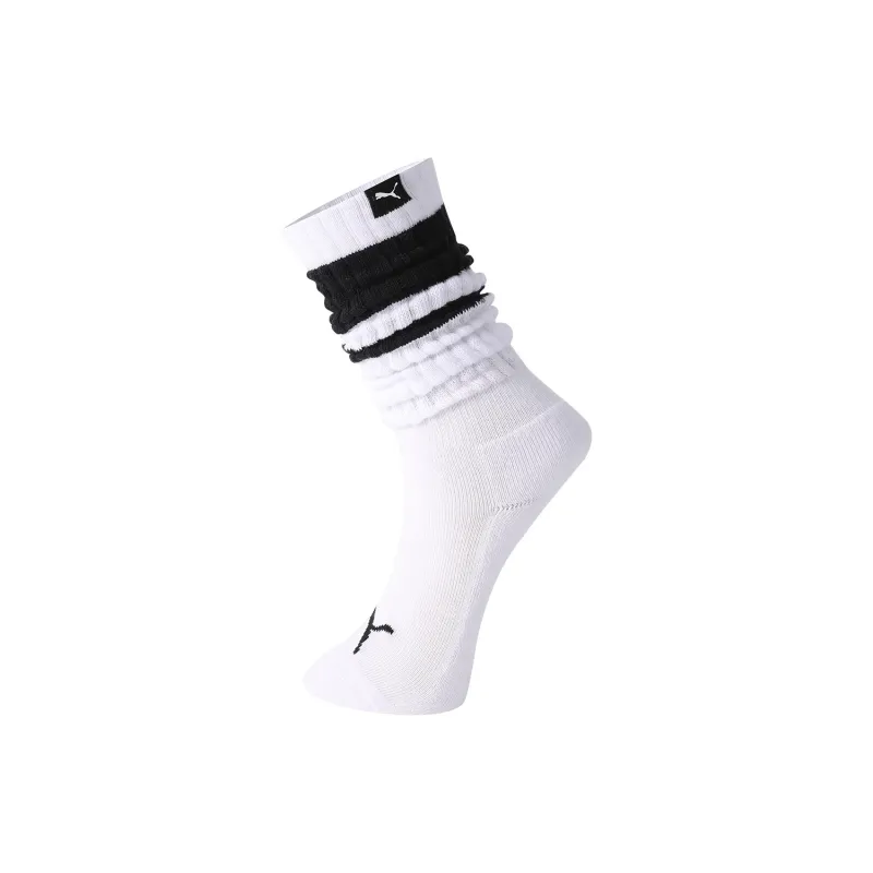 PUMA Thigh high Socks Women's 1 Pack White/Black-5