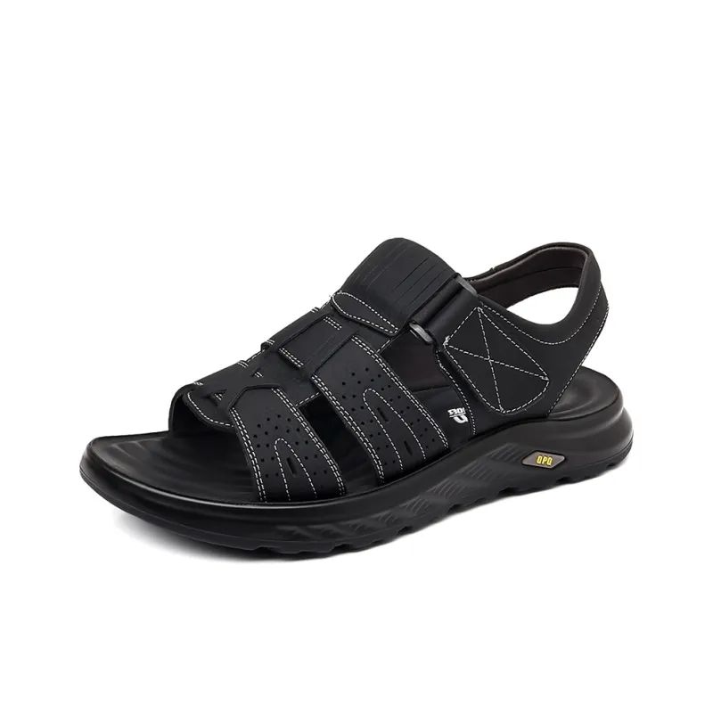 Bindu Beach Sandals Men Gray/Brown-0