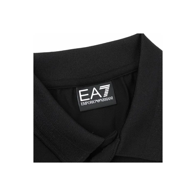 EMPORIO ARMANI EA7 SS25 Polo Shirt Men's Black-5