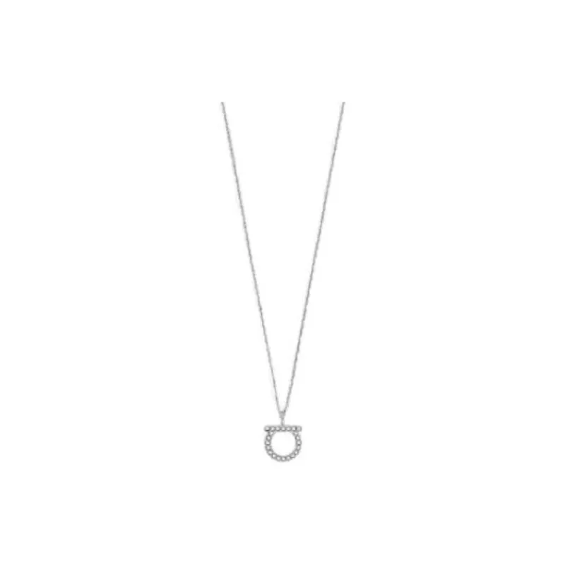 Ferragamo Gancio Crystal embellished Necklace-1