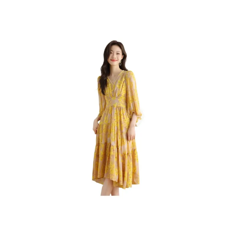 Mu Xiao Xin Short Sleeved Dress Women's-0