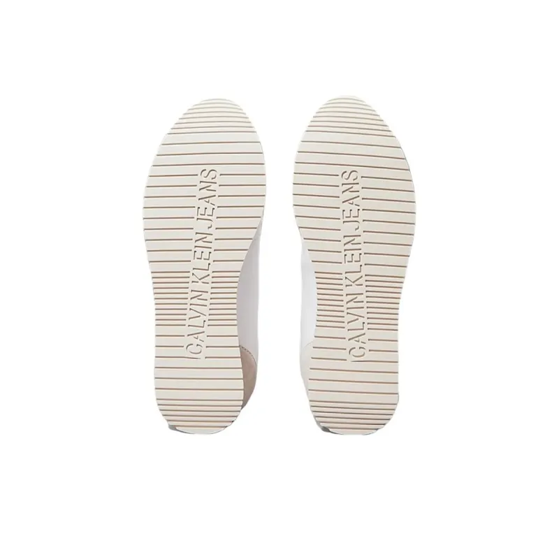 CKJ CALVIN KLEIN JEANS Low Top Casual Shoes Men's Beige-5