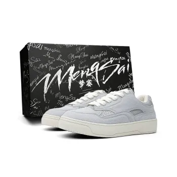 Mengsai Wear resistant And Lightweight Low Top Skateboard Shoes Unisex Blue