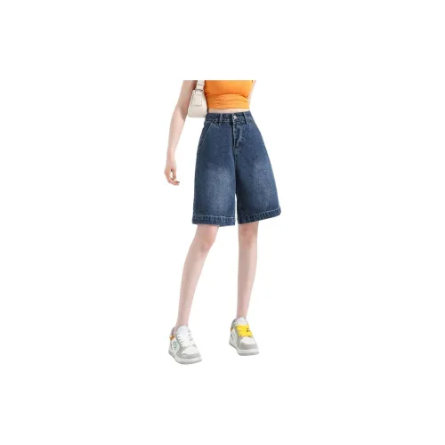 FAWENXIANGZI Denim Shorts Women's