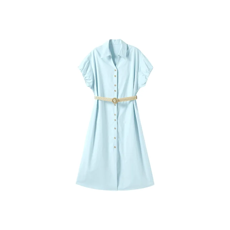 Hang Yi Court Short Sleeved Dress Women's-0
