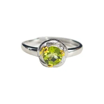 VERENA REINE Natural Peridots Rings Women's