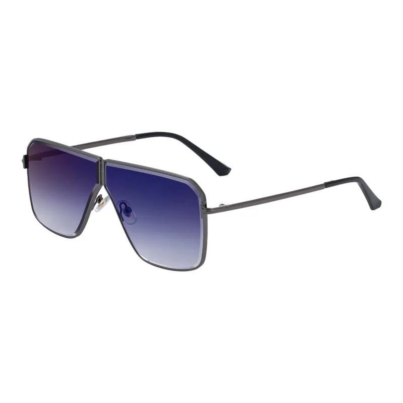YALMY Metal Irregular Shape Sunglasses Unisex-4