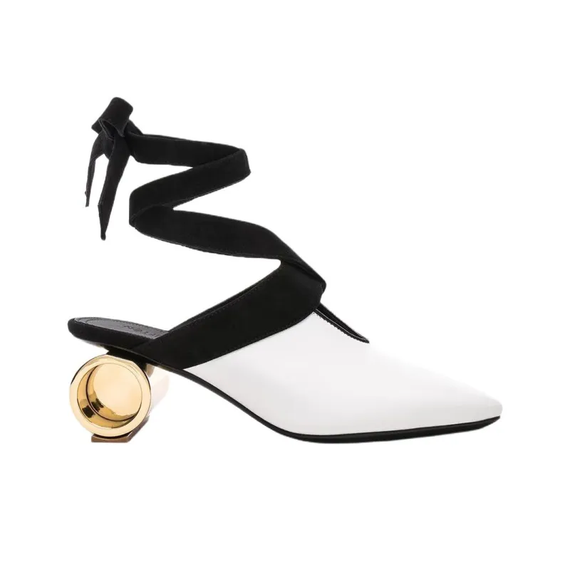 JW Anderson Irregular Heel High Heels 5cm Women's White-1