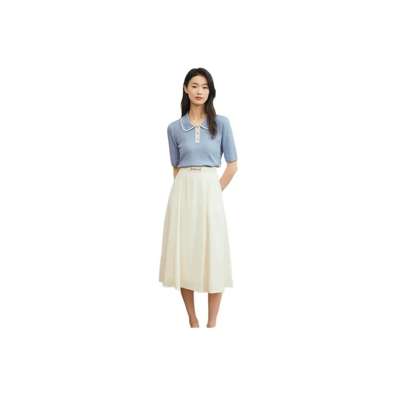 Yiner Knitwear Women's Light Blue-0