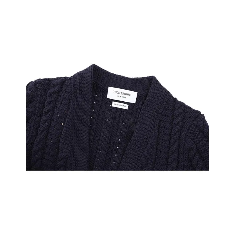 THOM BROWNE· FW21 Knitwear Women's Dark Blue-3
