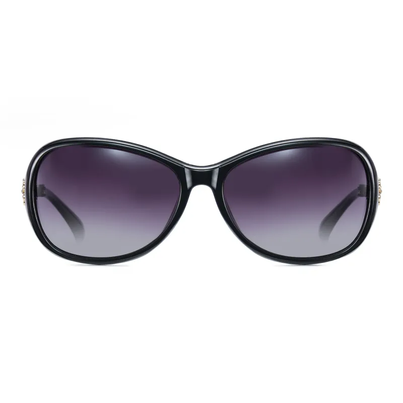 COLORE.IN TR/Memory Plastic Round Sunglasses Women's-1