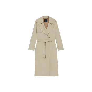 HUGO BOSS Trench Coat Women's Light Brown