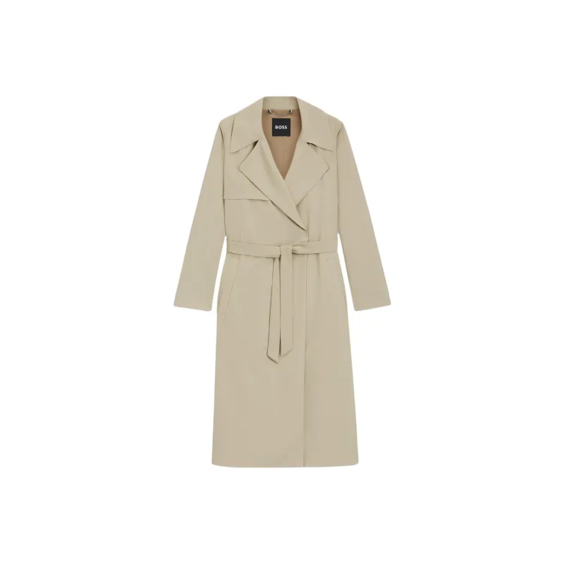 HUGO BOSS Trench Coat Women's Light Brown-0