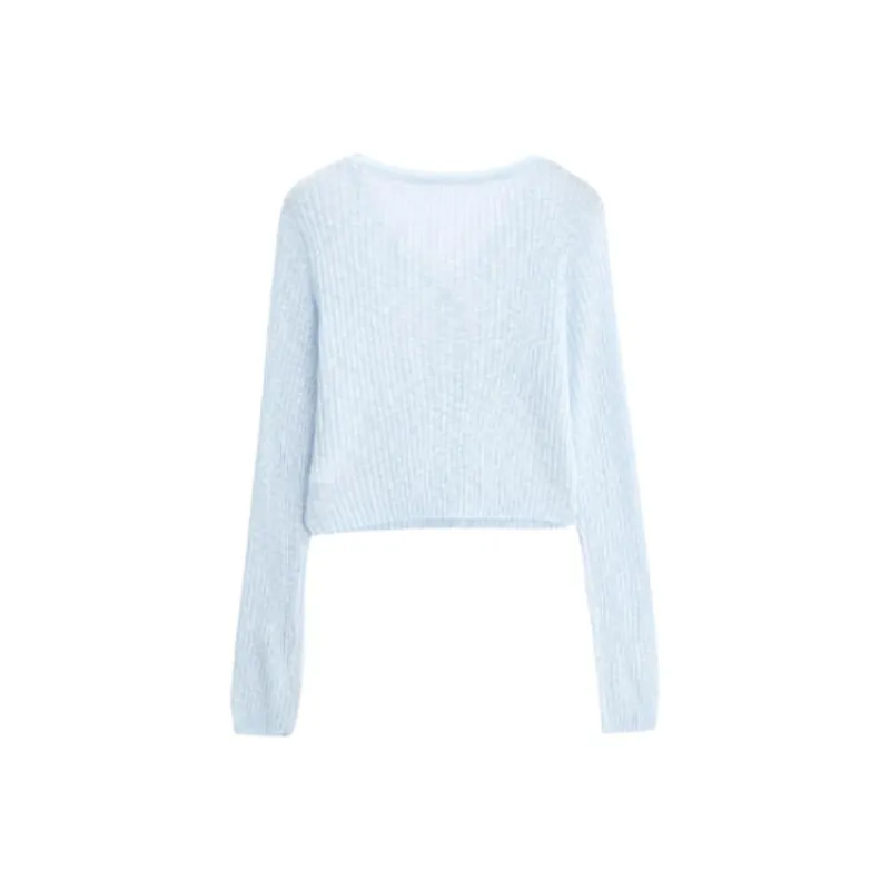 Love To Serve Knitwear Women's Blue-1