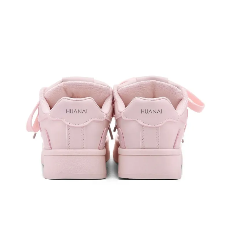 HUANAI Abrasion Resistant Slip Resistant Breathable Lightweight Low Top Skateboard Shoes Women's-28