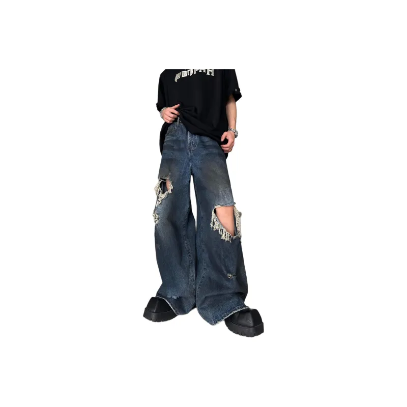Imcrasy Jeans Unisex Blue-0