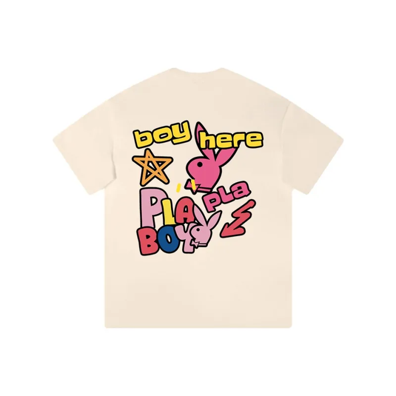 Playboy Short Sleeved T Shirt Unisex-10