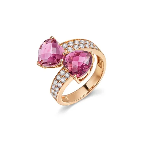 IL&CO. Natural Tourmaline Rings Women's
