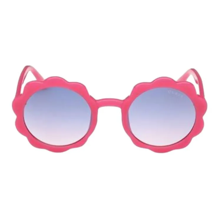GUESS Plastic Round Sunglasses Kids' Pink-2
