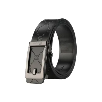 15 MINS Cow Split Leather Belts Men's Width 3.4cm