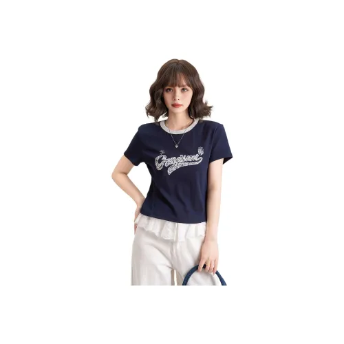 FAWENXIANGZI Regular T Shirt Women's