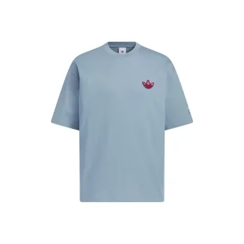 Adidas Originals Trefoil Graphic TREFOILGRAPHICT SHIRT T Shirt Men's Fantasy Gray