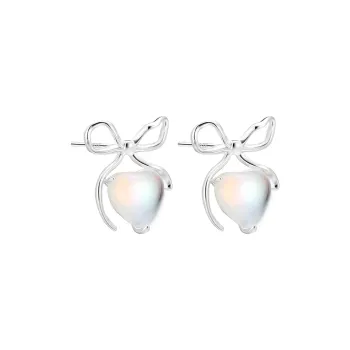 EAR PARTNER 925 Sterling Silver Stud Earrings Women's