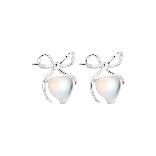EAR PARTNER 925 Sterling Silver Stud Earrings Women's