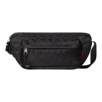 GUCCI Nylon Shoulder Bag Tubas Men's Black