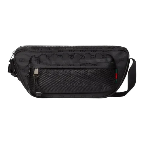 GUCCI Nylon Shoulder Bag Tubas Men's Black