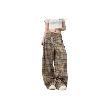 Ordifen Casual Pants Women's Yellow