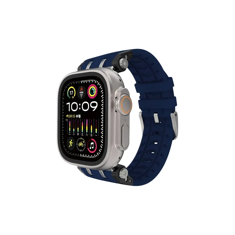 KVZUVUU Apple Compatibility Watch Band Silicone Material-9