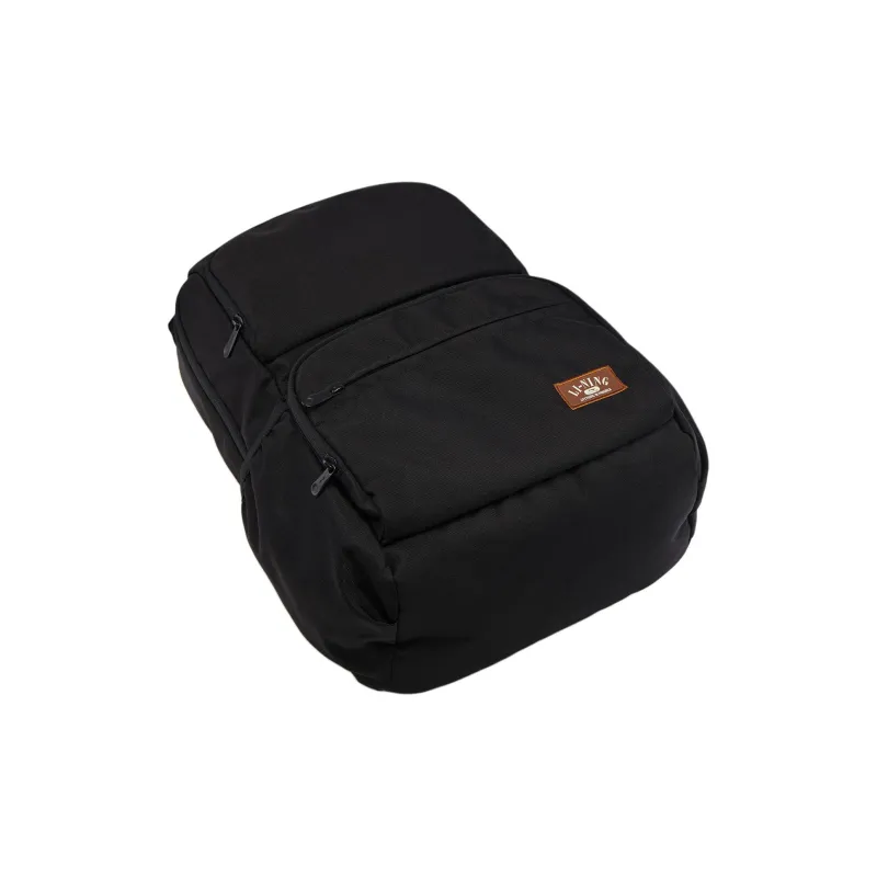LiNing Sports Life Collection Polyester Students Backpack Unisex Black-4