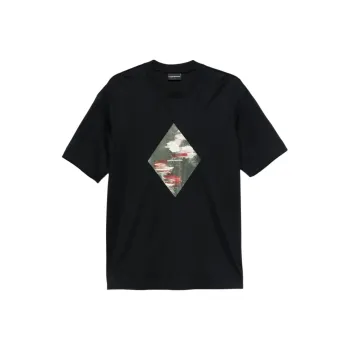 EMPORIO ARMANI Logo print T shirt