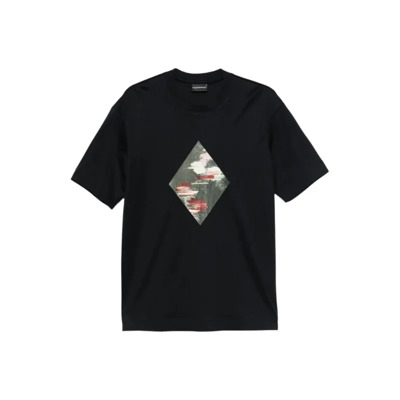 EMPORIO ARMANI Logo print T shirt-0