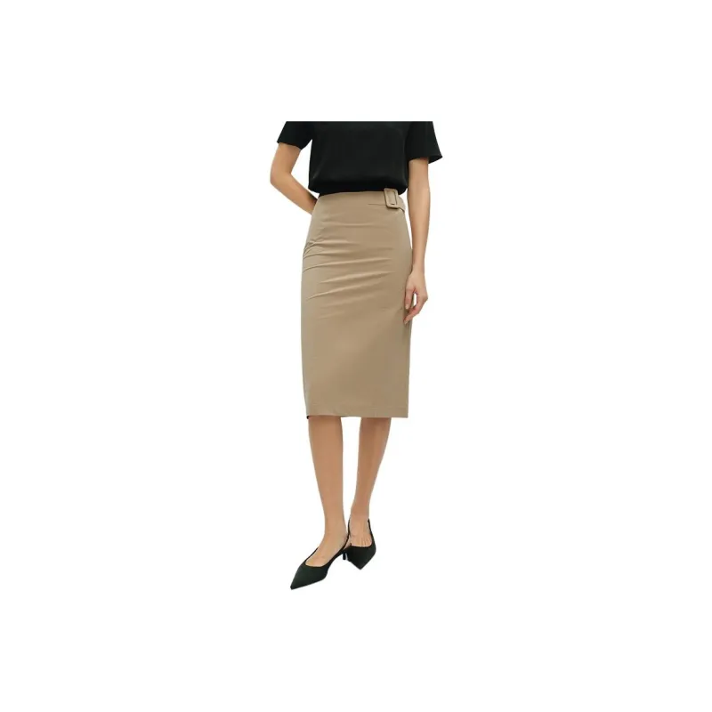 OVV Casual Long Skirts Women's Khaki-0