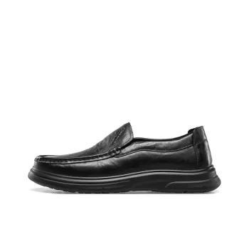 KANGNAI Men's Casual Shoes Men Low Top Black