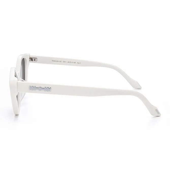 THE OWNER Plate Frame Irregular Shape Sunglasses Unisex-5